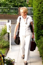Frau Dr. Zimmermann auf Hausbesuch in Gonsenheim